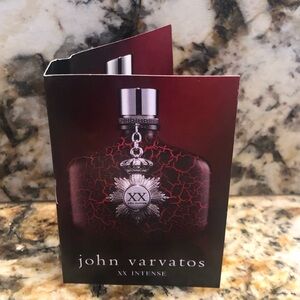 John Varvatos XX Intense For Men Sample Vial Spray Card